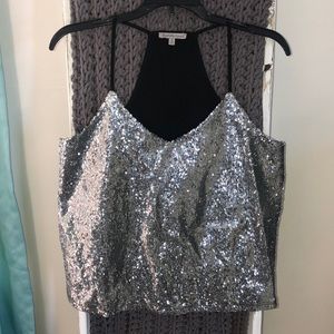 Charlotte Russe sequin cami